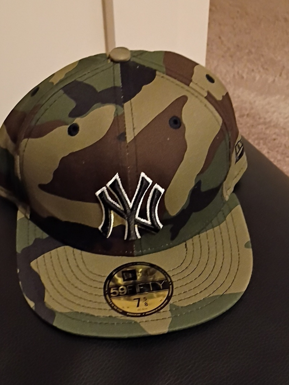 New Era Camo New York Yankees Fitted Hat - Green, Brown, Black